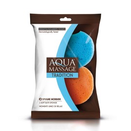 Aqua Massage Tradition 2 Soft Sponges 1 Pack of 2 Sponges