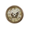 Heemab Enhance Home Decor with 23" Round Wall Clock, Antique
