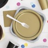 Unique 33252EU Eco-Friendly Paper Plates-23 cm-Gold Colour-16 Count (Pack of