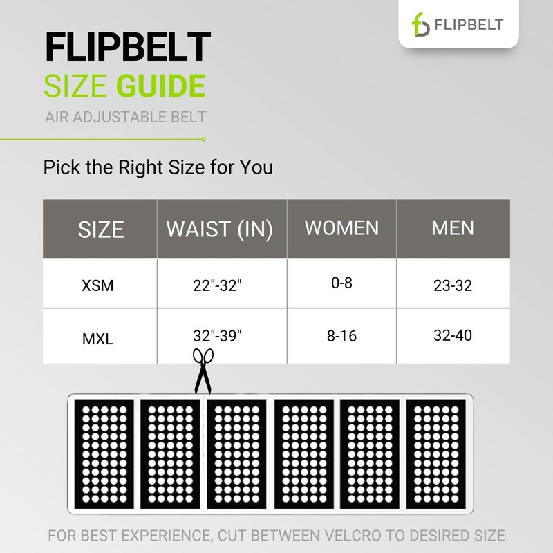 FlipBelt Air Adjustable - Dusk Blue - MXL