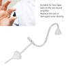 5pcs Sound Amplifier Tubes Single Layer Eartips Replacement Accessory Reduce