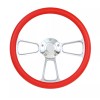Forever Sharp 1965-70 Ford Falcon, Comet, Ranchero Red Steering Wheel