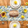 Artoid Mode Blue Lemon Iris Summer Table Runner, Seasonal Spring
