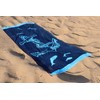 ELLUG Large Maritime Towel Bath Towel Beach Towel 100% Cotton