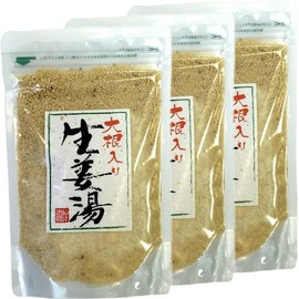 [Kochi Prefecture Ginger] Radish Ginger Hot Water 10.6 oz (300 g) x 3 Bag Set [For Home] Sugamo Teahouse Yamanenen