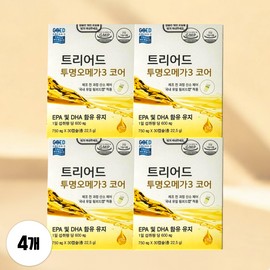 Cellonics Triad Transparent Omega3 Core 30 Capsules 4 Boxes / 셀로닉스 트리어드 투명오메가3 코어 30캡슐 4박스