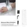 shenruifa Silicone Memo Wrist Band Professional Waterproof Erasable Reusable Flexible