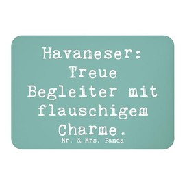 Mr. & Mrs. Panda Magnet Saying Havanese Charm - Gift, Faithful Companion, Motif Magnets, Decorative Magnet, Dog, Smile on the Face, Dog Breed