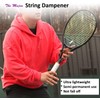 The Mujen Silicone Rubber String Tennis Racket Dampener, 3 Pack