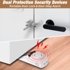 Douevo Door Stop Alarm and Adjustable Portable Door Lock Provide