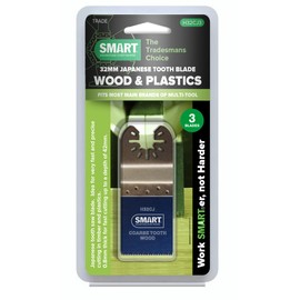 Smart H32Cj3 Wood and Plastic Cutting Sheets of Japanese Teeth, Set of 3 Pieces