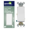 Leviton 15 Amp, 120/277 Volt, Decora Plus Rocker Single-Pole AC
