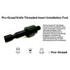 Pro-Graad R042 1/4-20 Threaded Insert Driver, Knife Threaded Insert Installation