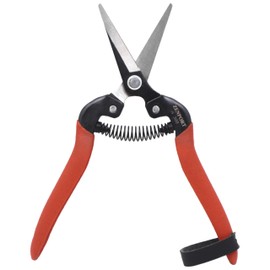Zenport H300 Harvest Shear, Long Straight Carbon Steel Blade , Orange