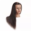 Training Head Maniqui Cabeza Cabello Natural Negro 55 Cm Training