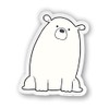Cute Polar Bear Sticker (5 Inches Tall)