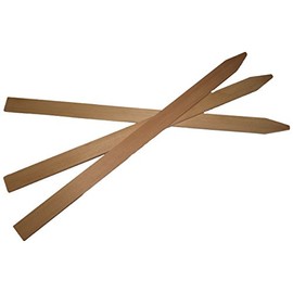 Field Stakes Natural Wood, 18 by 1-1/8 by 1/4-Inch