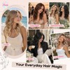 Hair Toppers for Women Thinning Hair Topper Hairpiece Curtain Bangs
