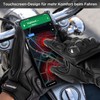 evermotor Winter Motorcycle Gloves, Goat Leather, Touchscreen Gloves, Waterproof, Certified,