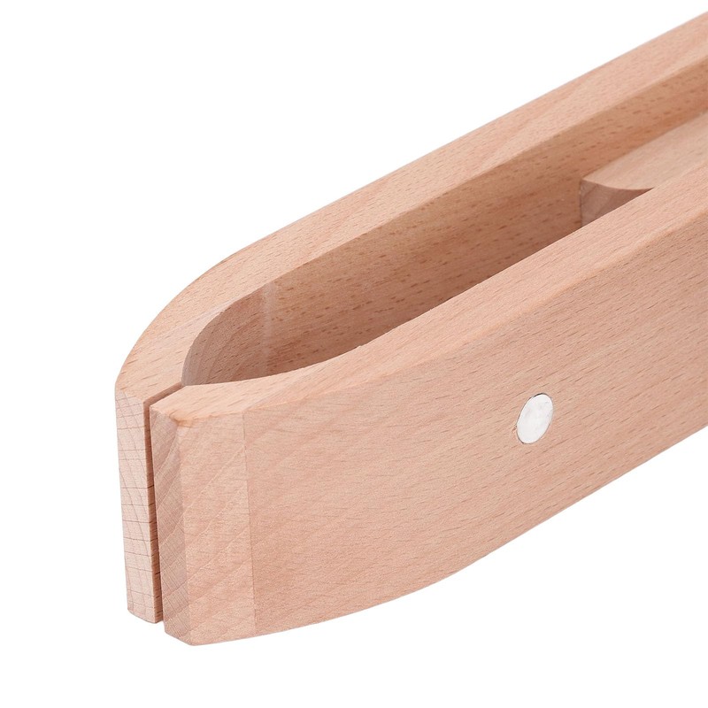 Foldable Leather Pony Clamp Tool, Beech Wood Table Desktop Sewing