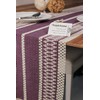 Knitted Tasseled Table Runner, Organic Cotton, Many Colours, Green, Beige,