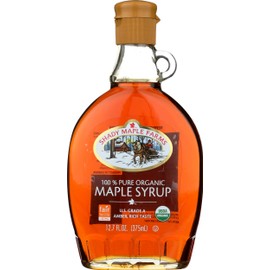 Shady Maple Farms Maple Syrup, Og, Gr A, Dk, Gl, 12.70-Ounce