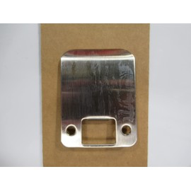 Don-Jo 9125-630 RC Extended Lip Strike Plate in Stainless Steel 3'' Overall Length (2.5'' from Screws), Silver