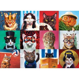 AveJoys Jigsaw Puzzles for Adults 1000 Piece Makeup Cats 27.56 x 19.69 Inch Puzzles for Adults Educational Challenge 1000 Pieces Puzzles for Adults Kids