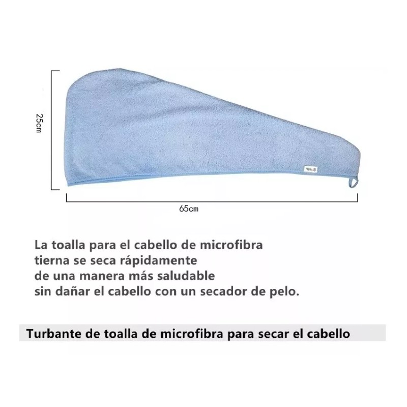 Espinope Toallas De Microfibra De Rápido Secado Para Cabello 3