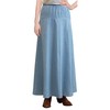 Maxi falda para mujer, ultra suave, ligera, ajustada a la