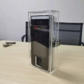 Alsu-eobseum 도어락 방수커버 보조키 선스크린 디지털 보호커버 은회색 [E. XF600 방수 브림] Door Lock Waterproof Cover Auxiliary Key Sunscreen Digital Protection Cover Silver Gray [E. XF600 Waterproof Brim]