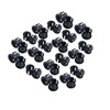 Honbay 100 Pieces Black Plastic 5mm LED Holder LED Light