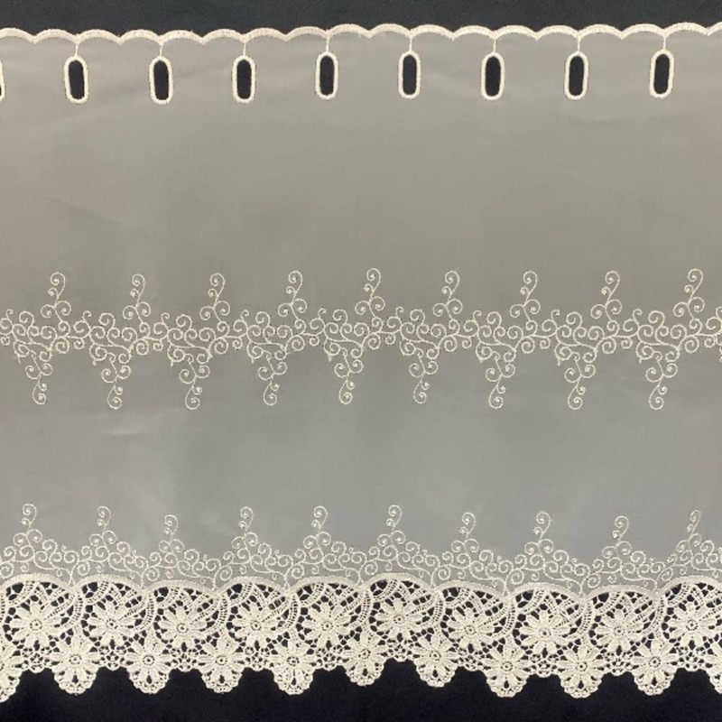 Intelix CF3-100-45 Embroidered Lace Small Window, Japanese Sewing, Width 39.4
