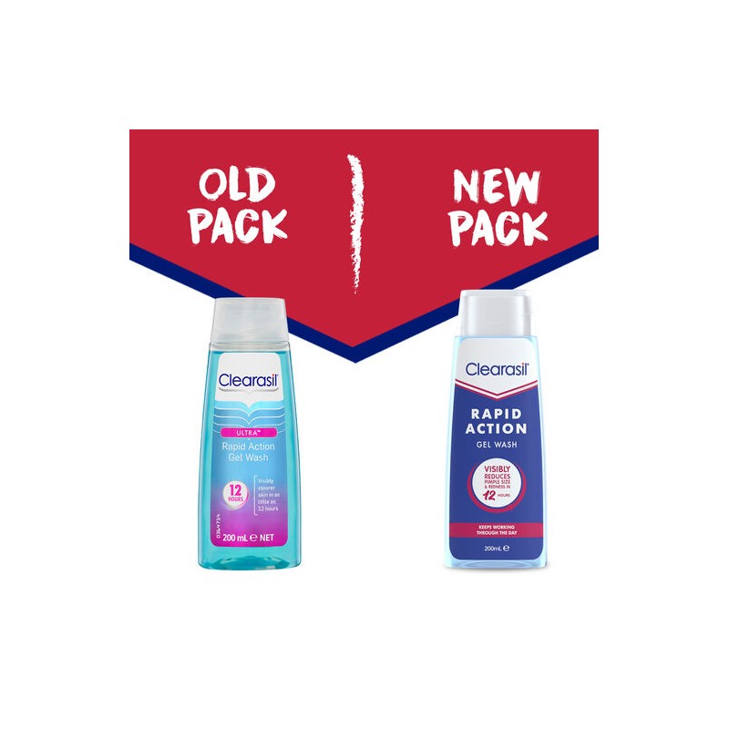 Clearasil Ultra Rapid Action Gel Face Wash 200ml