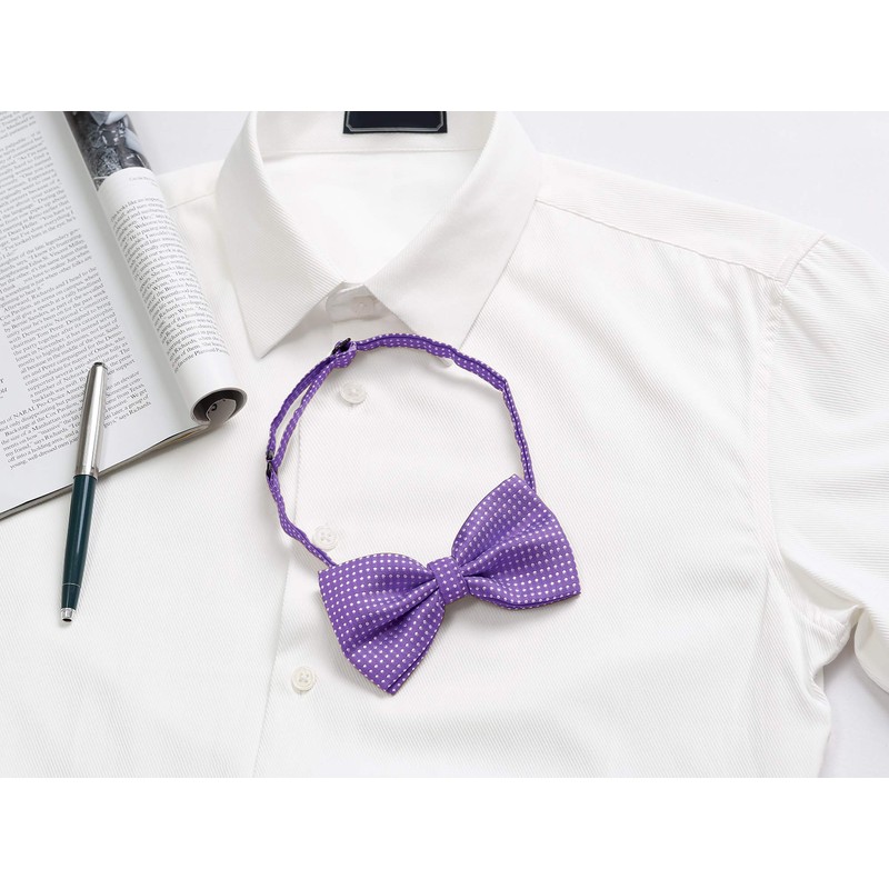 Allegra K One-Touch Bowtie, Polka Dot Pattern, Adult, Formal Bowtie,