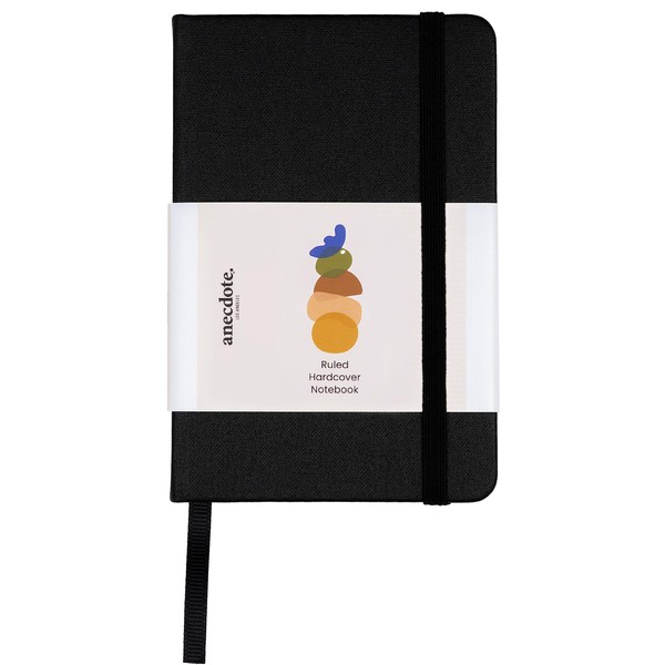 ANECDOTE. Small Notebook (Black)- Premium Quality Pocket Journal for Writing