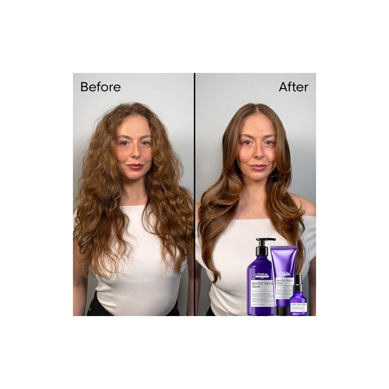 L'Oréal Professionnel Keratin Alpha Sleek Shampoo Profesional | Sin sulfatos