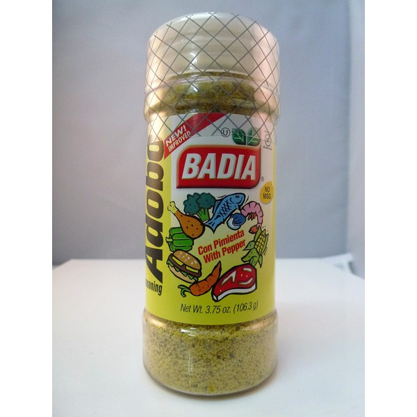 Badia Adobo Seasoning with Pepper/Con Pimienta