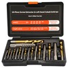 UYECOVE 18Pcs Screw Extractor and Left Hand Drill Bit Set,