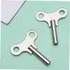 Gadpiparty 2 Pcs Steel Clock Winding Keys Professional Clock Tools