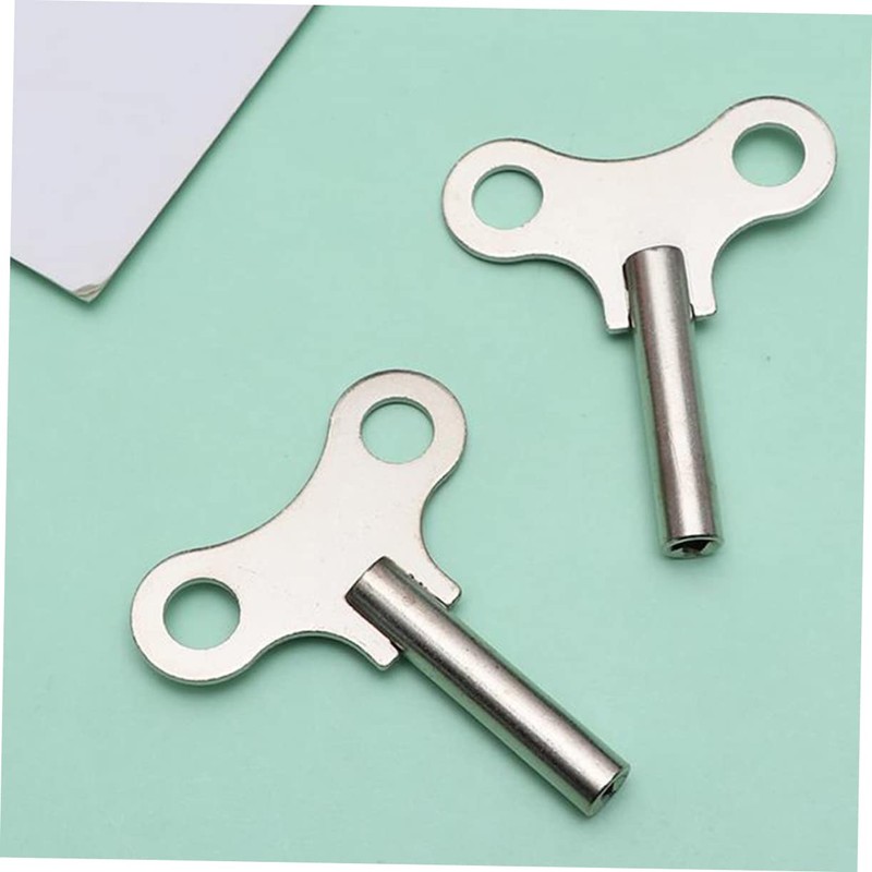 Gadpiparty 2 Pcs Steel Clock Winding Keys Professional Clock Tools