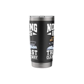 Nothing Beats The First Clear Driveway Snow Plow Stainless Steel Insulated Tumbler