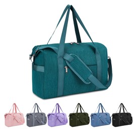 for Ryanair Airlines Underseat Cabin Bag 40 x 20 x 25, Foldable Travel Bag, Travel Bag, Carry-on with Wet Compartment for Overnight Stays, for Men and Women, 20L, blue-green