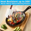 Restaurant Grade, Heavy Duty 14 In. Silicone Spatulas 2 Pack.