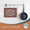 UIUPRO Boho Dish Drying Mat,Persian Original Tribal Drying Rack Pad