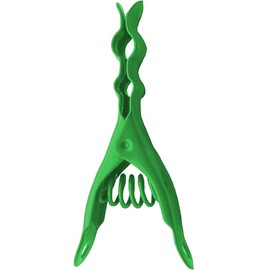 Extreme Clothespins | Tree Frog Green | Solid 304 Stainless Steel | 20 Pack | Heavy Duty | Anti-Rust | Bright Color | Organizing | Chip Clips | Lifetime Product | No Plastic Parts | Made in Italy
