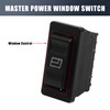 sourcing map Electric Window Regulator Switch Universal Pack of 4