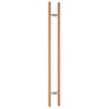 Ranbo 24" Solid Beech Wood Push Pull Door Handle, 16"