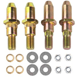 JSDAN Compatible con GMC Sierra Silverado Chevy Truck SUV de 1999 en adelante con kit de pasador y bujes de bisagra de puerta delantera 19299324, 38453, 89025539 (4 juegos)