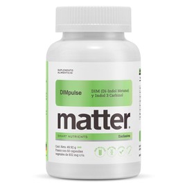 Matter DIMpulse, Suplementos Alimenticios con BioResponse DIM® e Indol-3-Carbinol, Apoya el Balance Hormonal, Protección Celular y Desintoxicación Nat